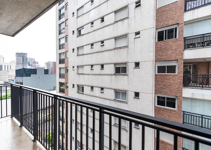83 New Studio Next Paulista Av, Fast Wifi And Balcony